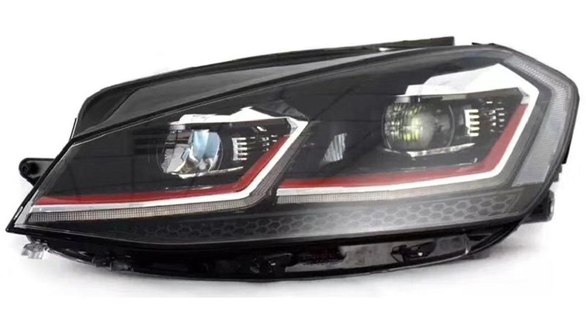 Set+de+phares+Look-7.5+sur+mesure+pour+Volkswagen+Golf+VII+2012-2017+-+Noir%2FRouge+-+incl.+Dynamic+Running+Light